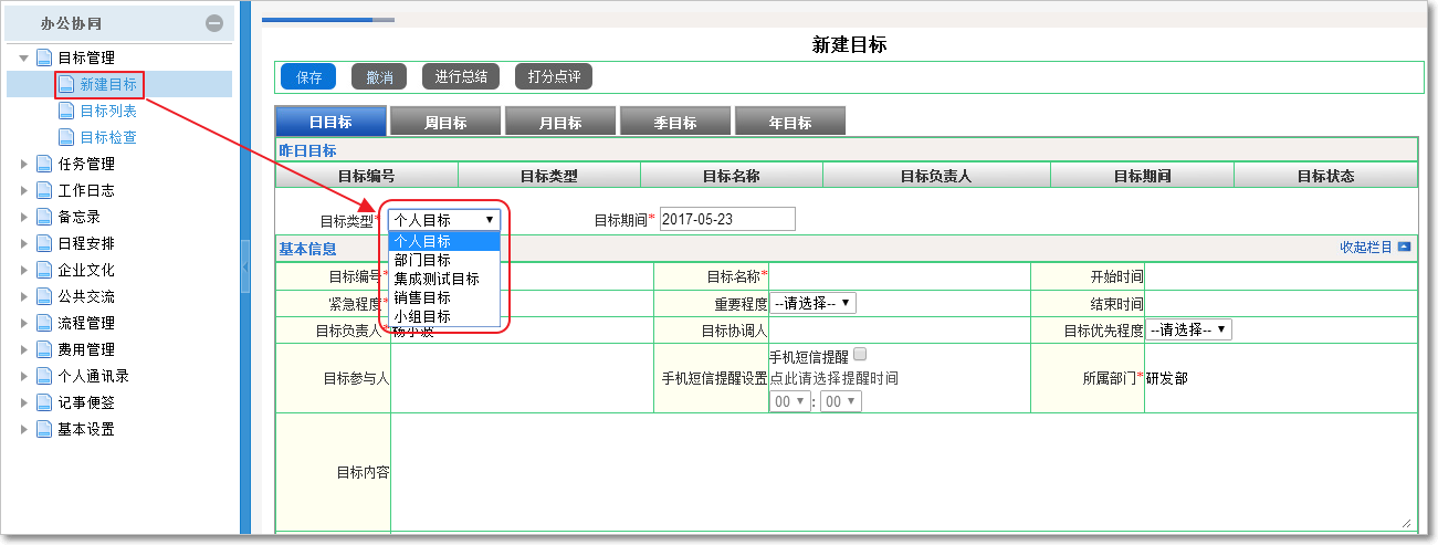 目標的制定與分解
