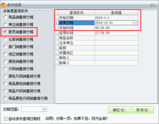 用友t1商貿寶服裝鞋帽版11.5如何查詢銷售人員的銷售業績排行？